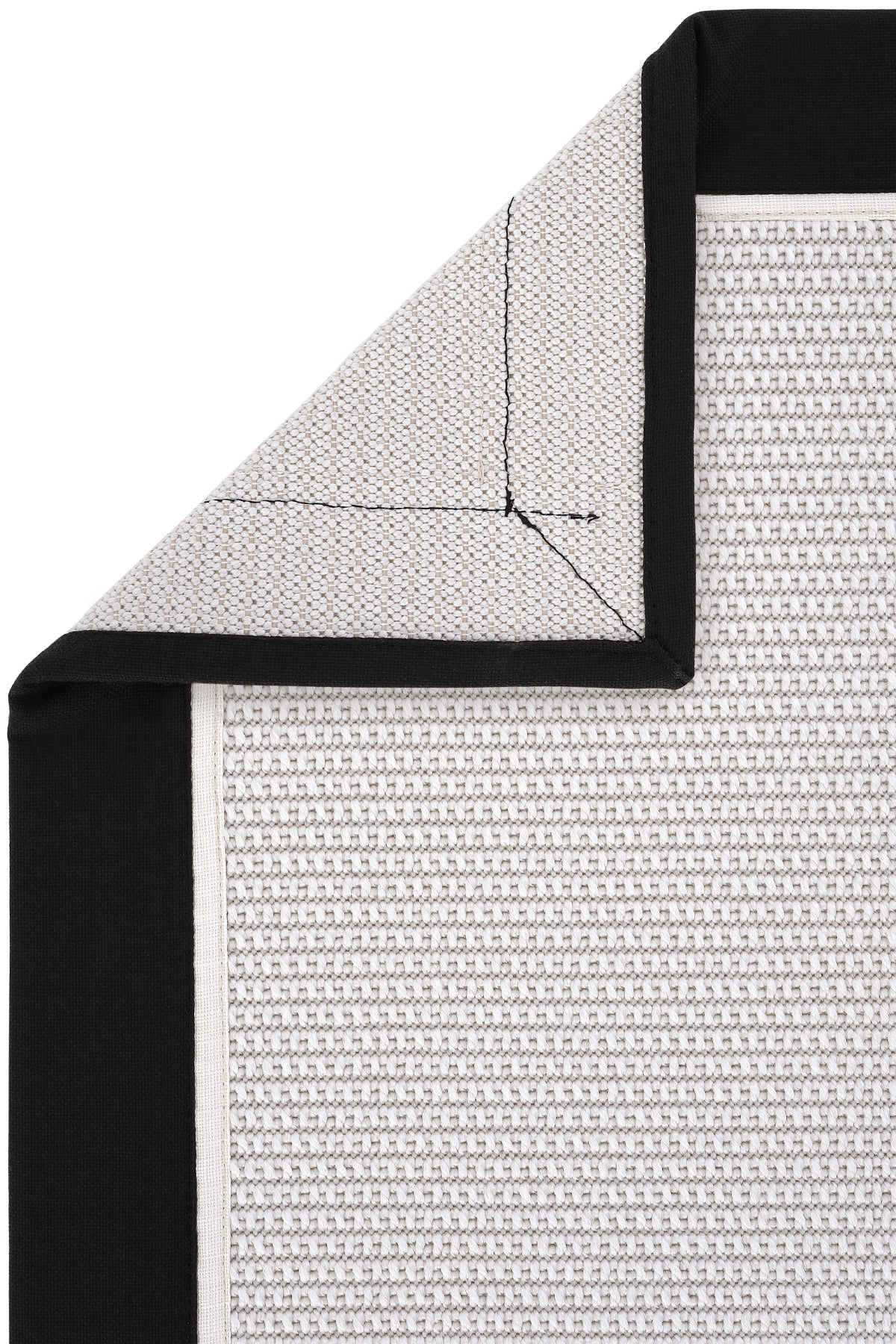 Riga Keten Çift Bordürlü Sisal Halı | Sisalart — 4