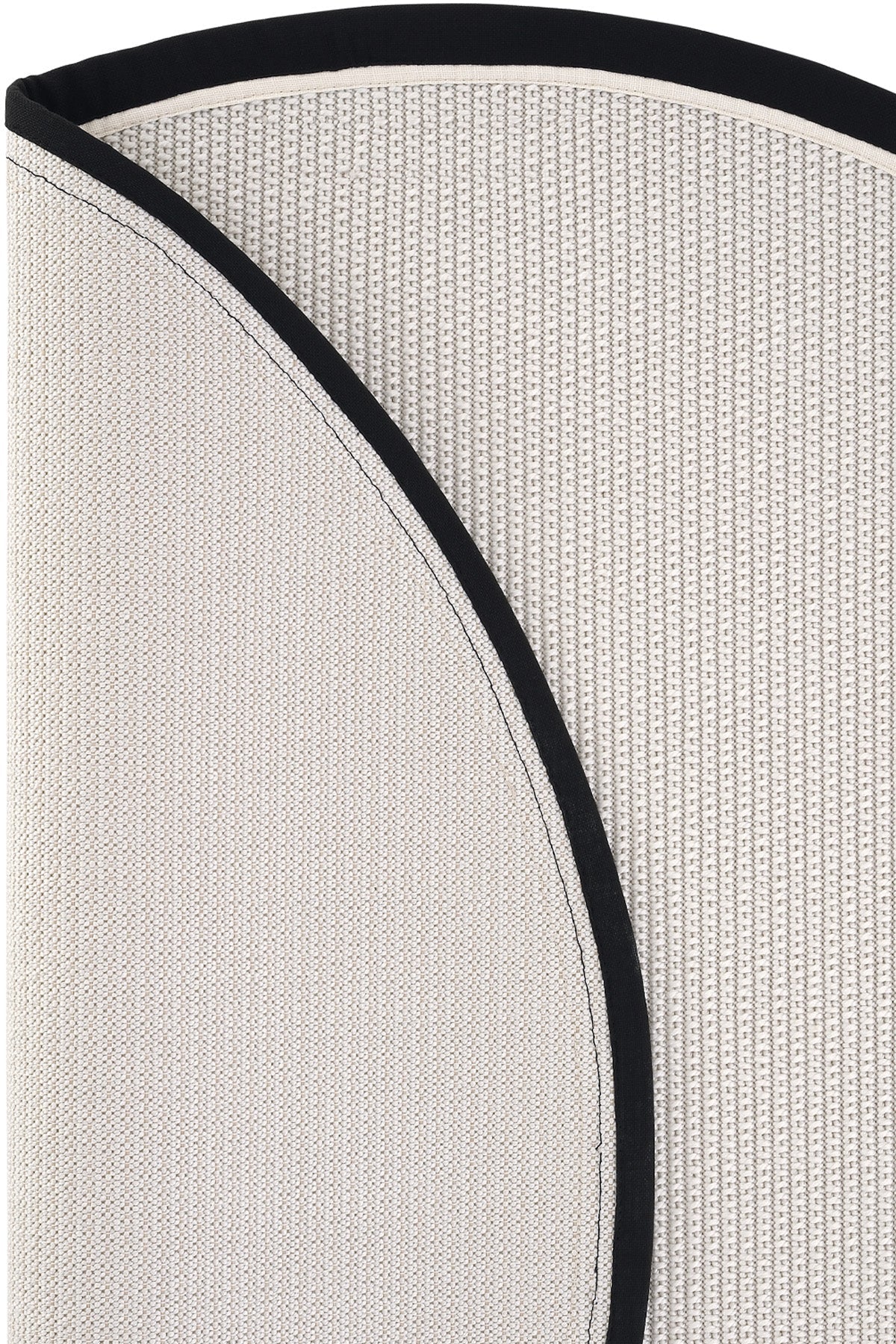 Riga Keten Çift Bordür Yuvarlak Sisal Halı | Sisalart — 3