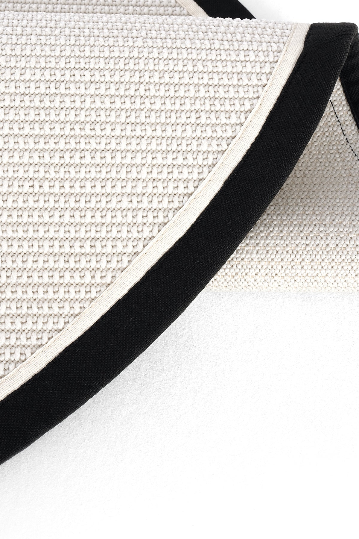 Riga Keten Çift Bordür Yuvarlak Sisal Halı | Sisalart — 4