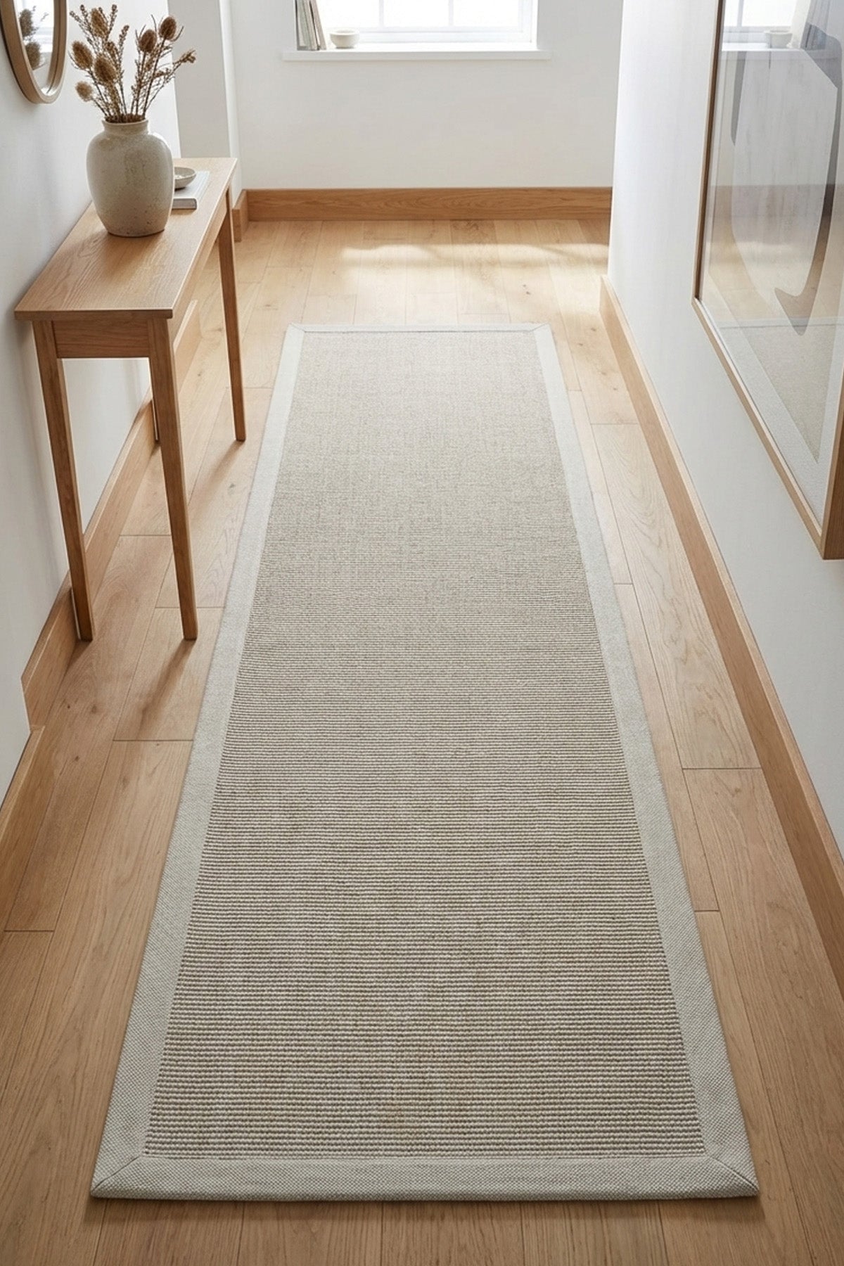 Riga Keten Napoli Bordürlü Sisal Halı | Sisalart — 3