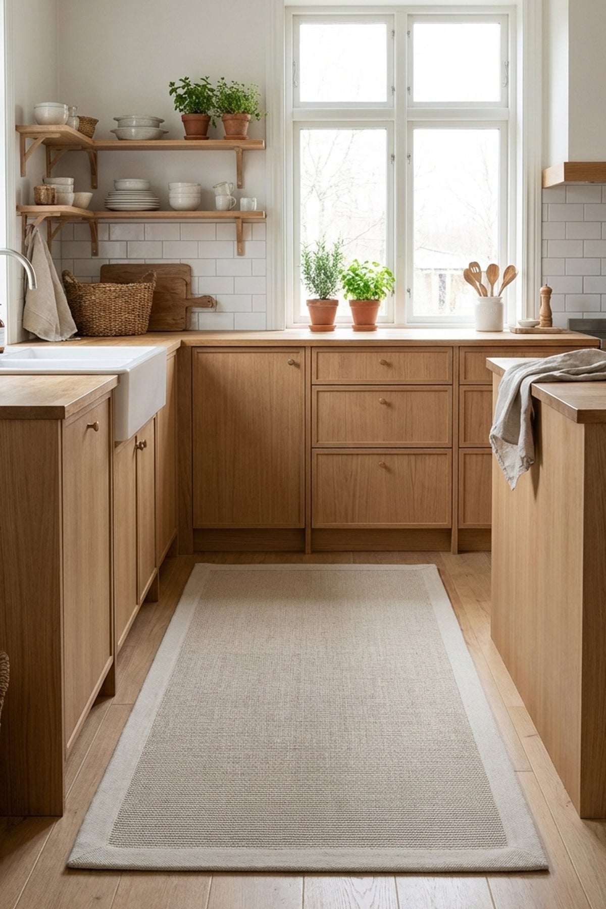 Riga Keten Napoli Bordürlü Sisal Halı | Sisalart — 4