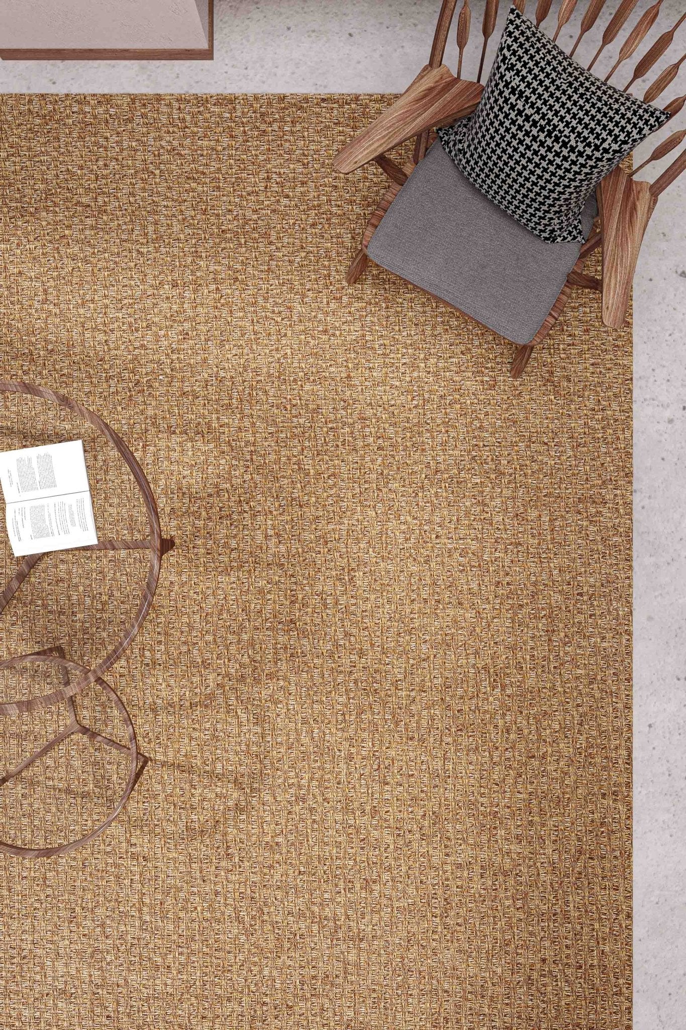 Sisalart Milano 666 Kahve Sisal Katlama Halı ikinci görsel