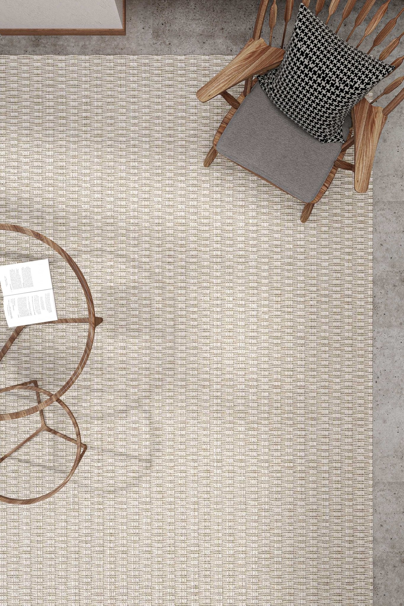 Sisalart Milano 666 Krem Sisal Katlama Halı ikinci görsel