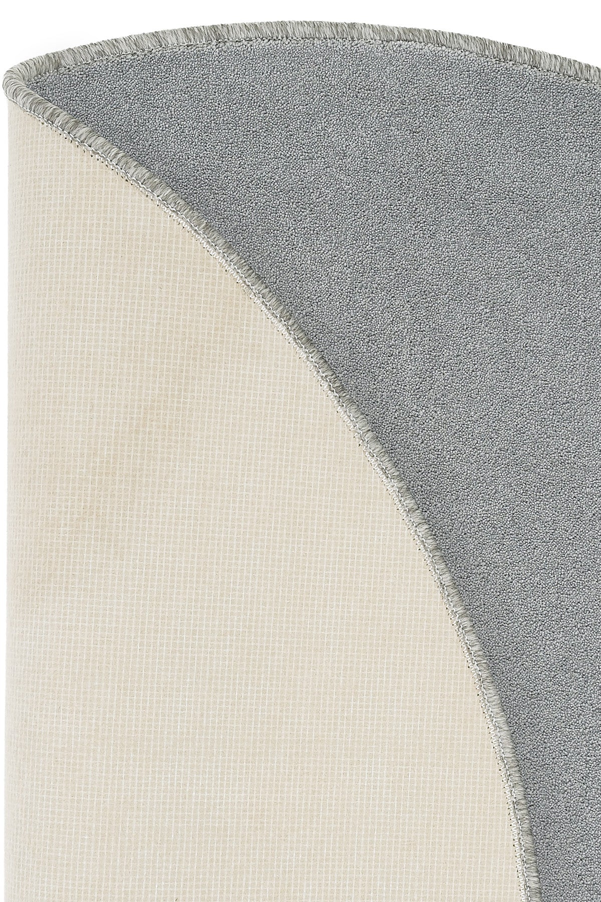 Sisalart Monet 11741 Gri Sade Yuvarlak Halı — 4