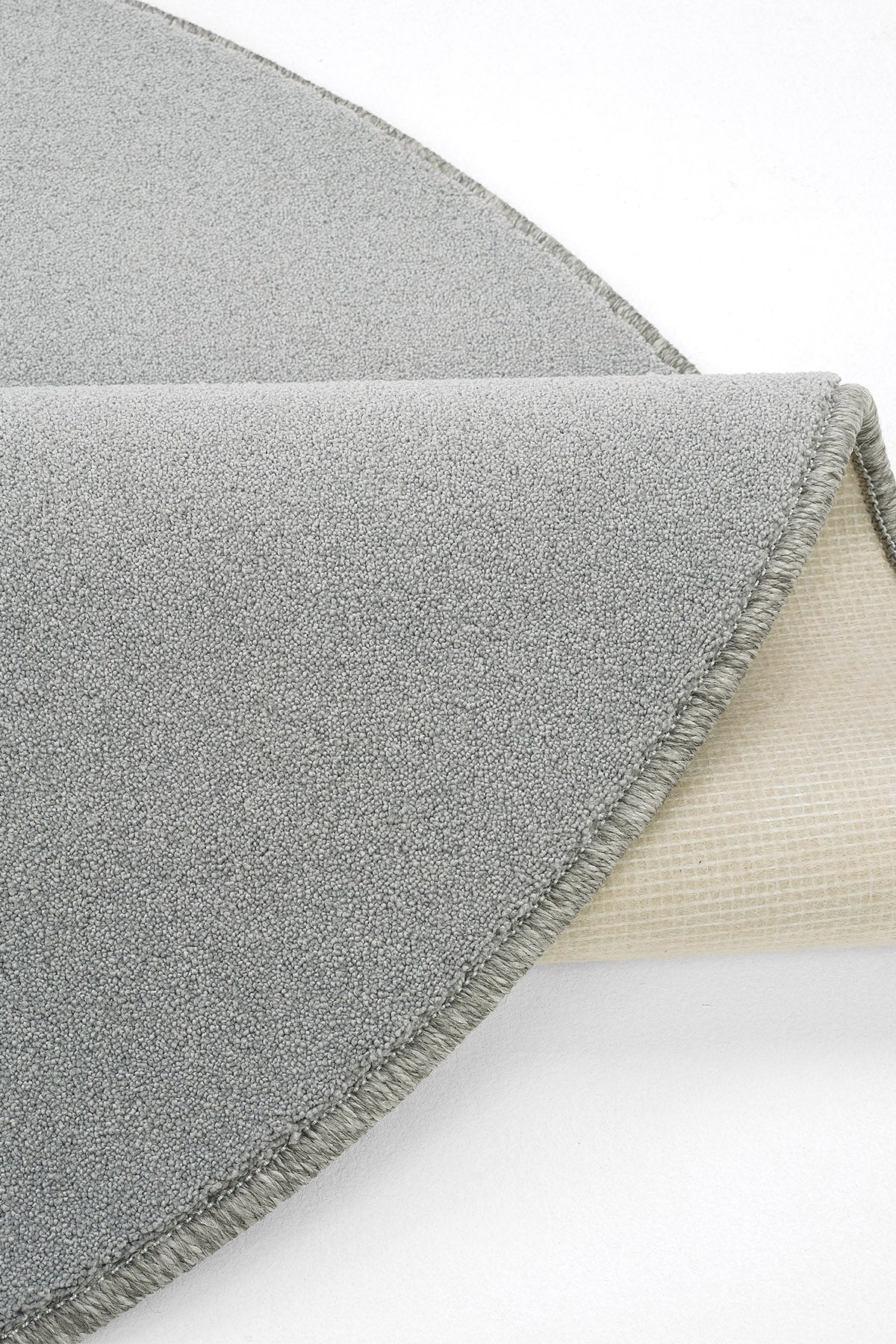 Sisalart Monet 11741 Gri Sade Yuvarlak Halı — 5