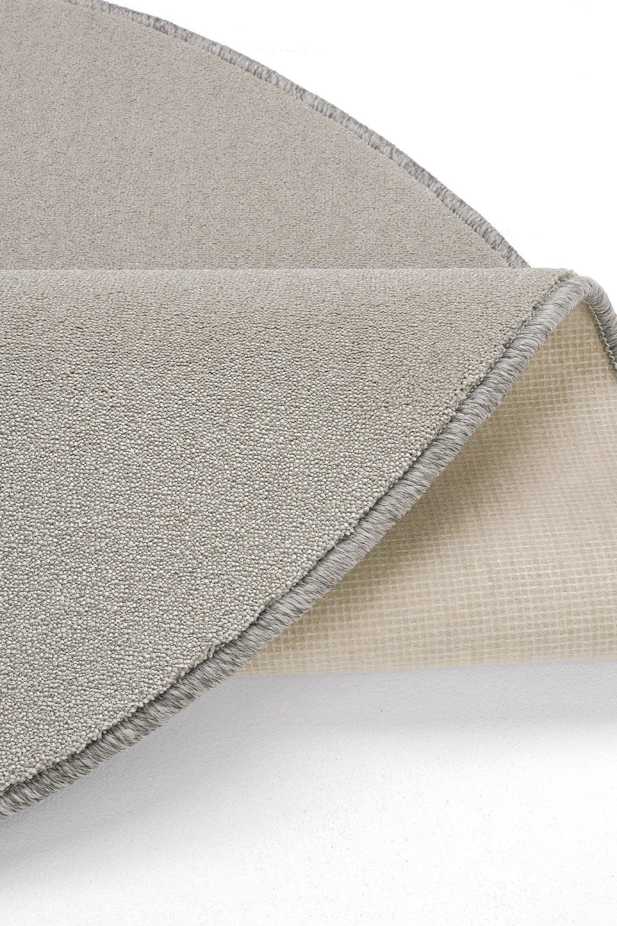 Sisalart Monet 1731 Gri Sade Yuvarlak Halı — 5