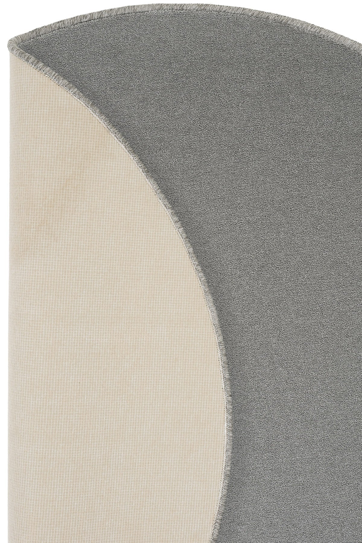 Sisalart Monet 1761 Koyu Gri Sade Yuvarlak Halı — 5