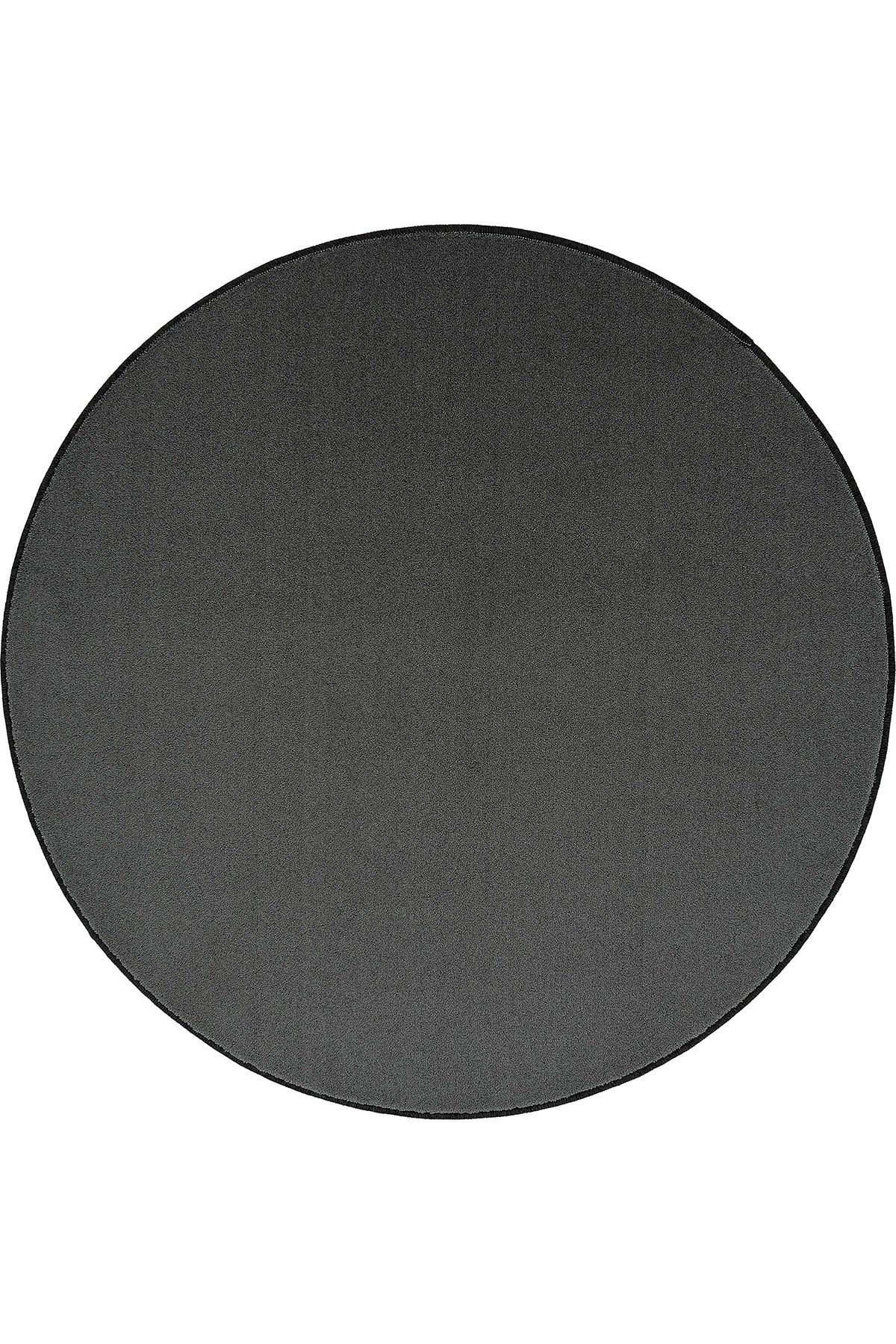 Sisalart Monet 1771 Antrasit Gri Sade Yuvarlak Halı