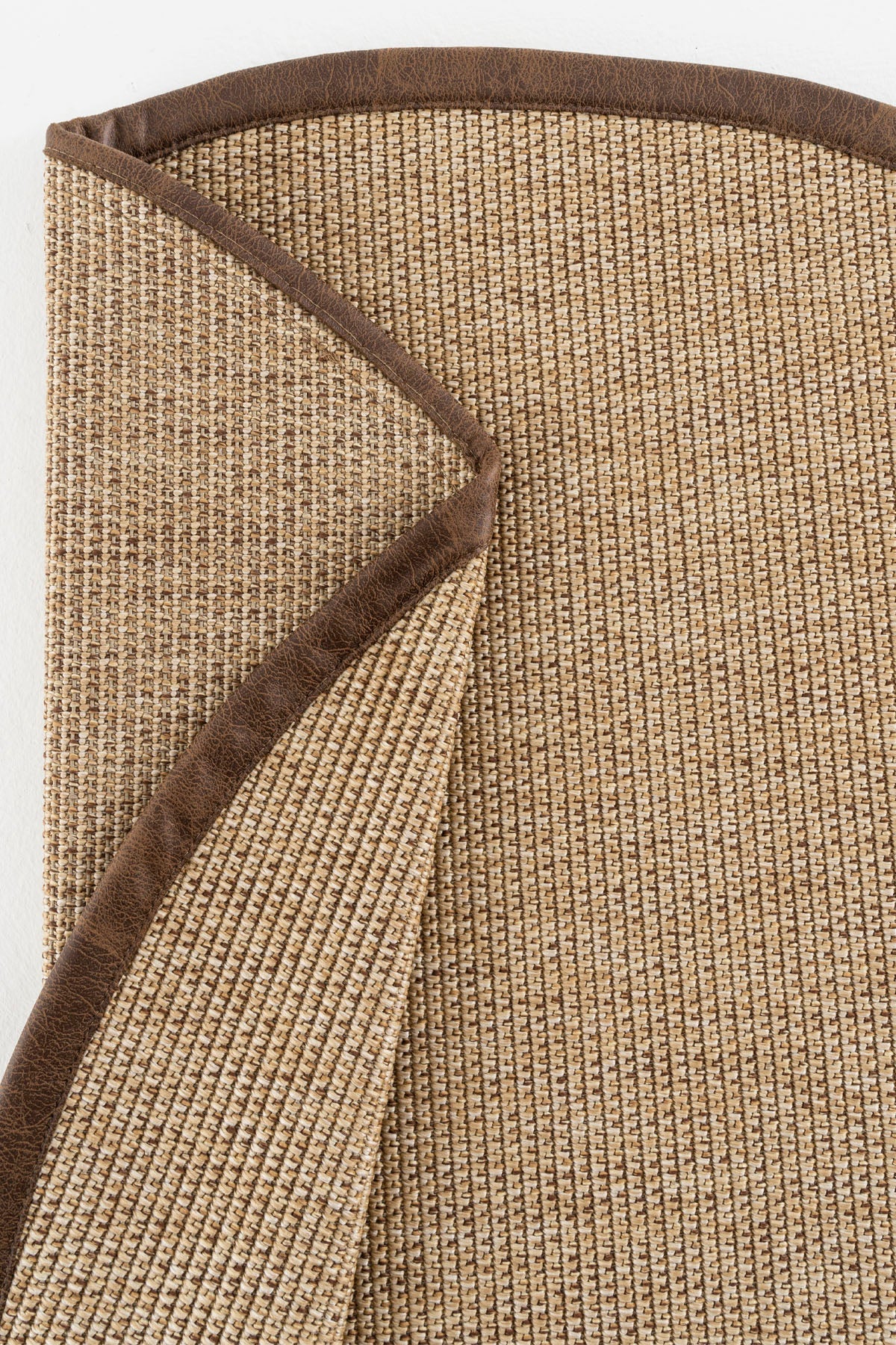 Toronto Deri Bordürlü Yuvarlak Sisal Halı | Sisalart — 5