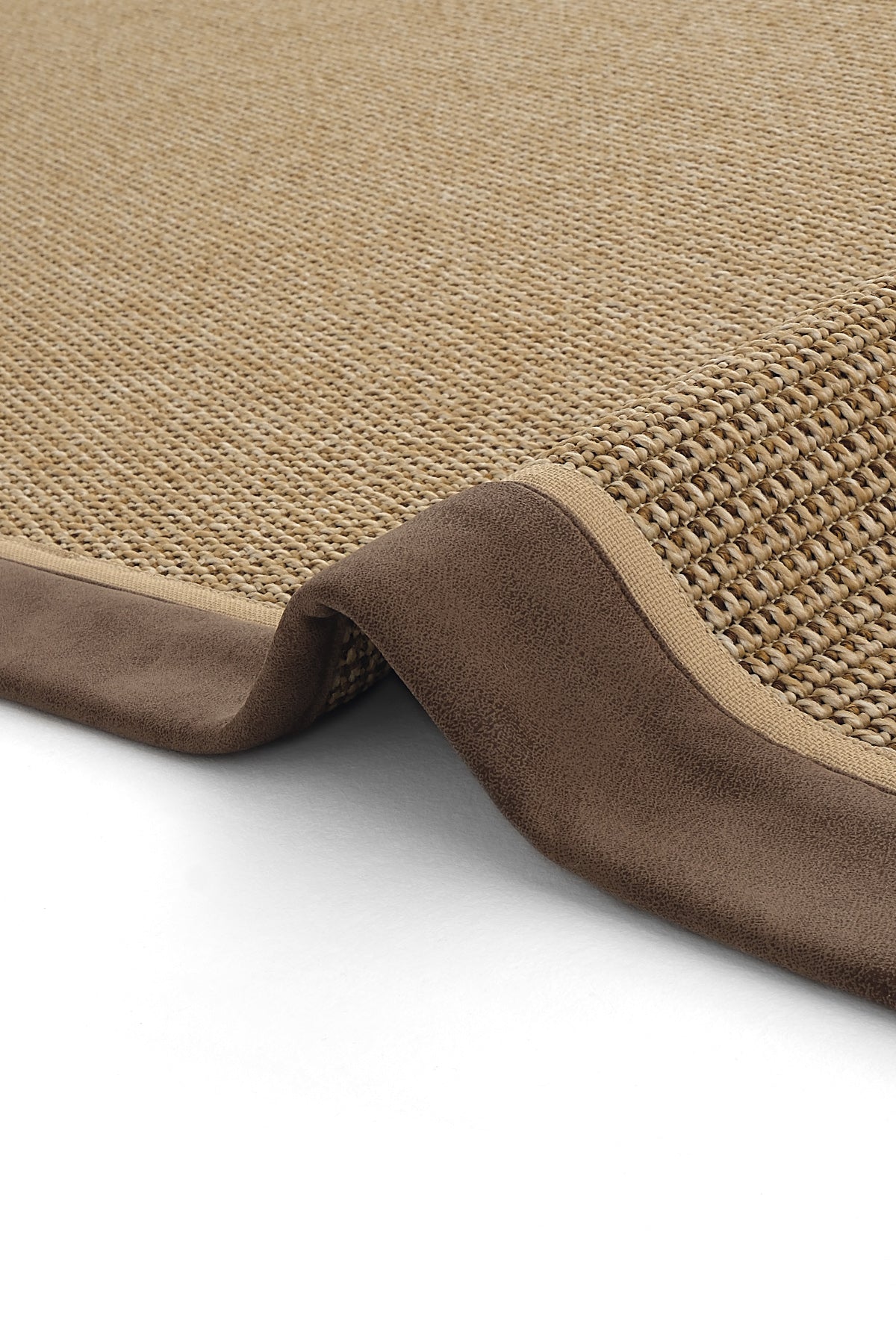 Toronto Deri Çift Bordürlü Sisal Halı | Sisalart — 5