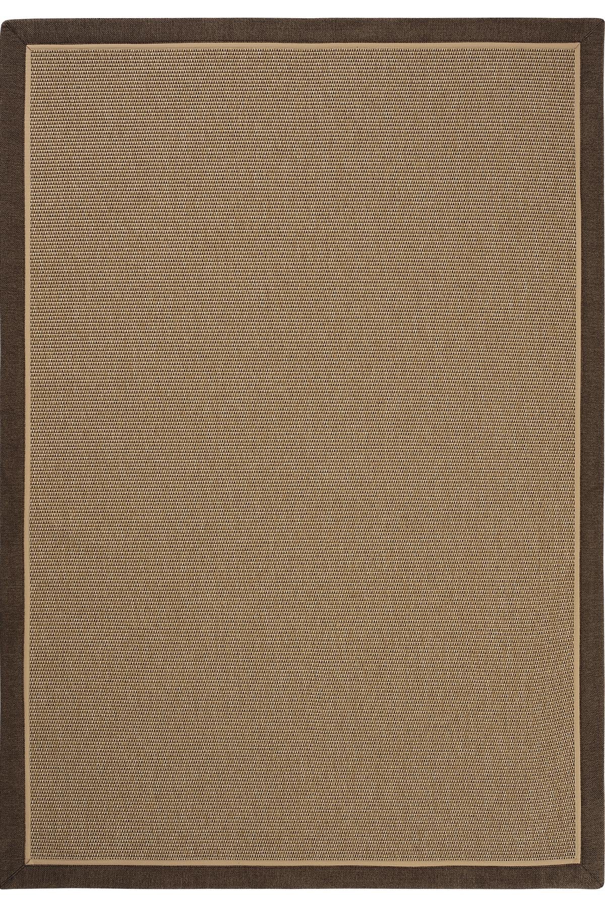 Toronto Keten Çift Bordürlü Sisal Halı | Sisalart